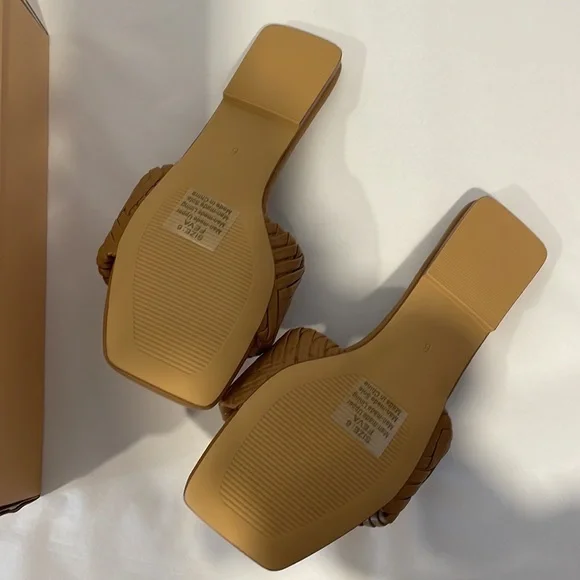 BILLINI | FEVA WOVEN SLIDES SANDALS | CHOCOLATE BROWN - Picture 8 of 8